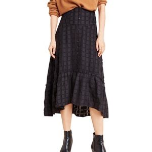 NWT Anthropologie Merida Flounced Skirt sz 0